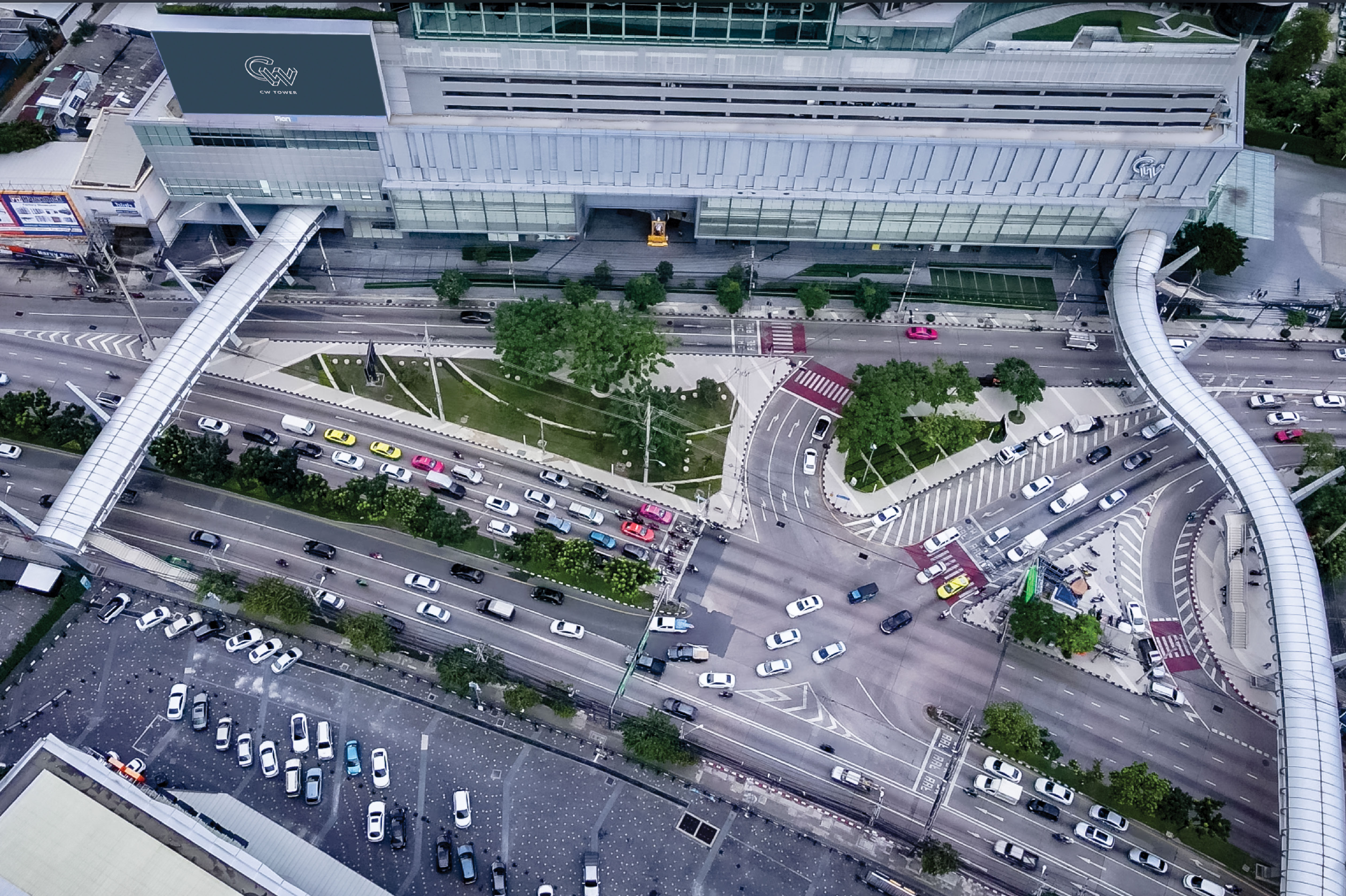 ห้วยขวาง จุดศูนย์รวมสำนักงาน